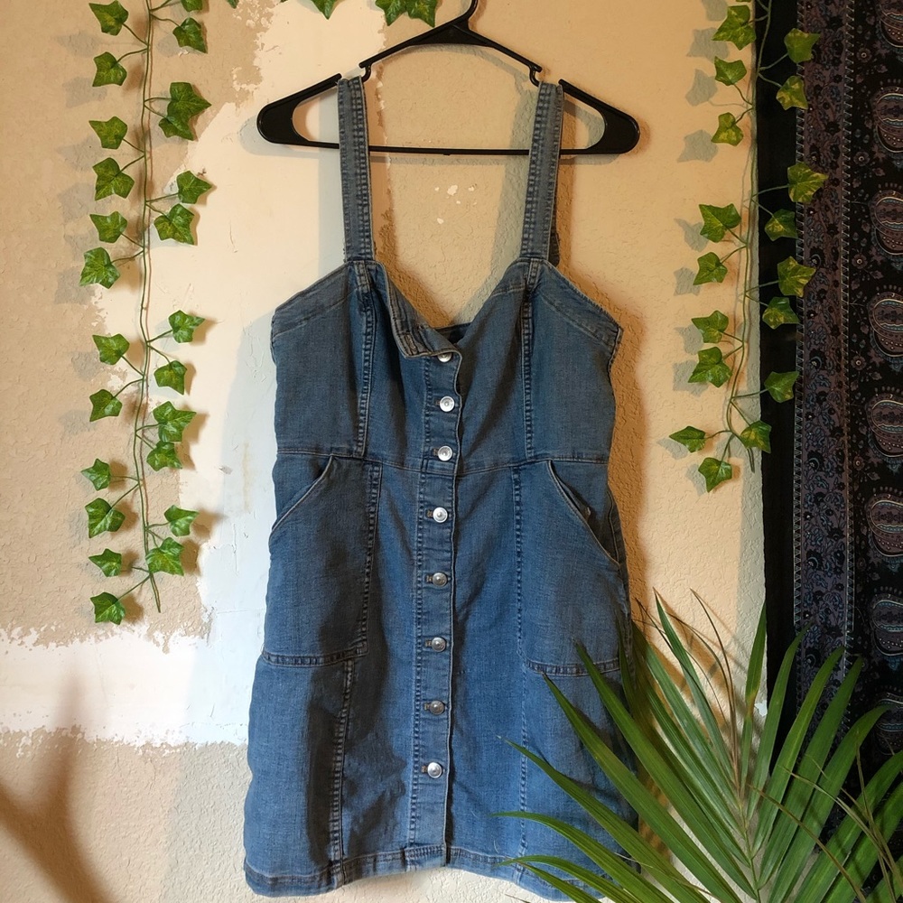 Mini Denim Dress